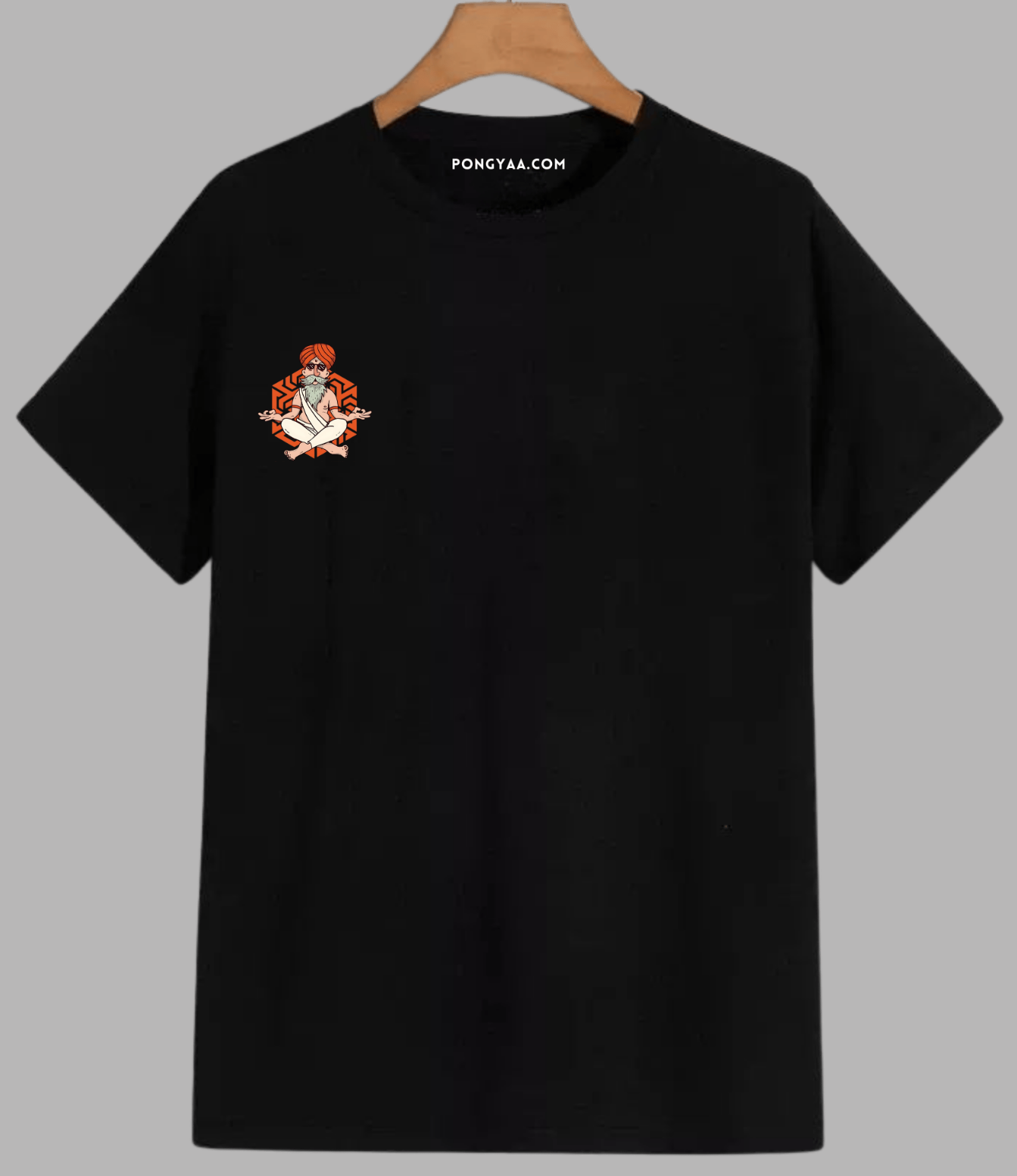 Calm-A-Sutra | black t-shirt design 