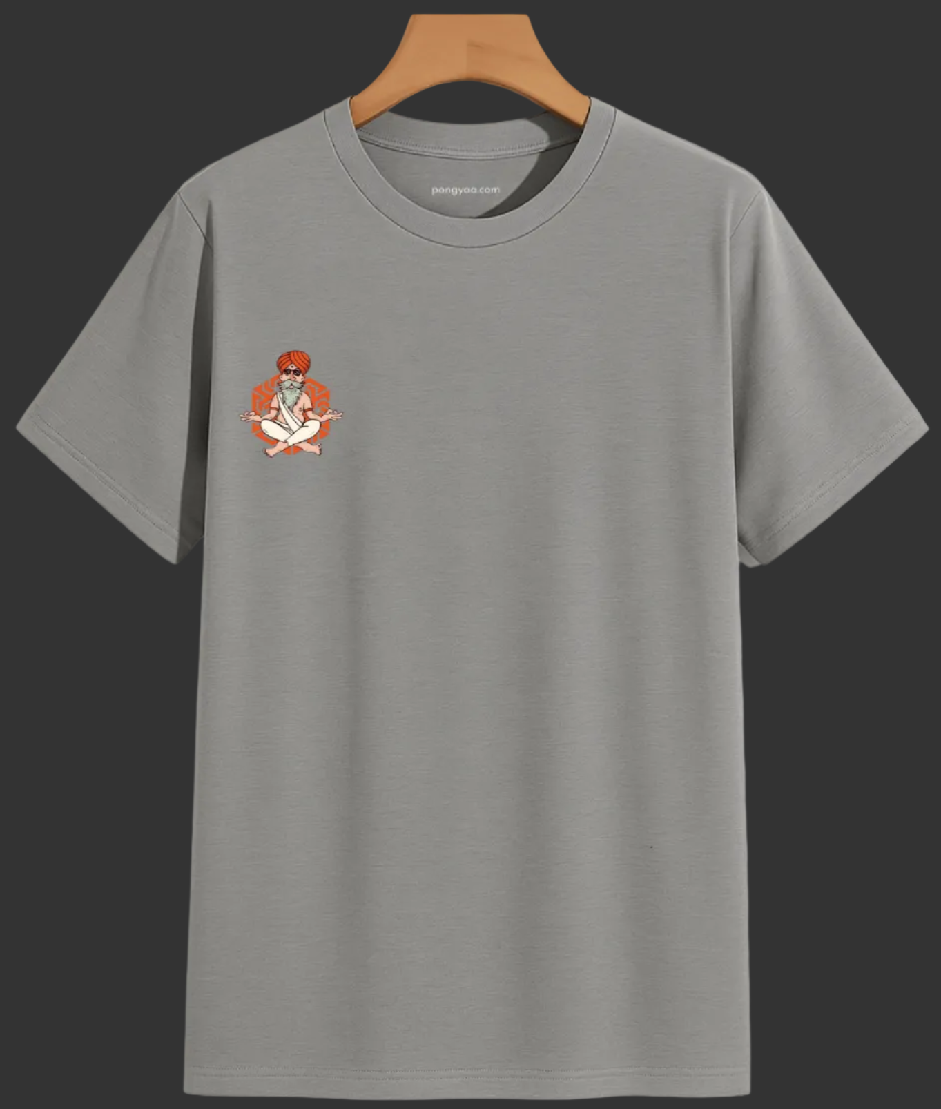 Calm-A-Sutra | gray t-shirt design 