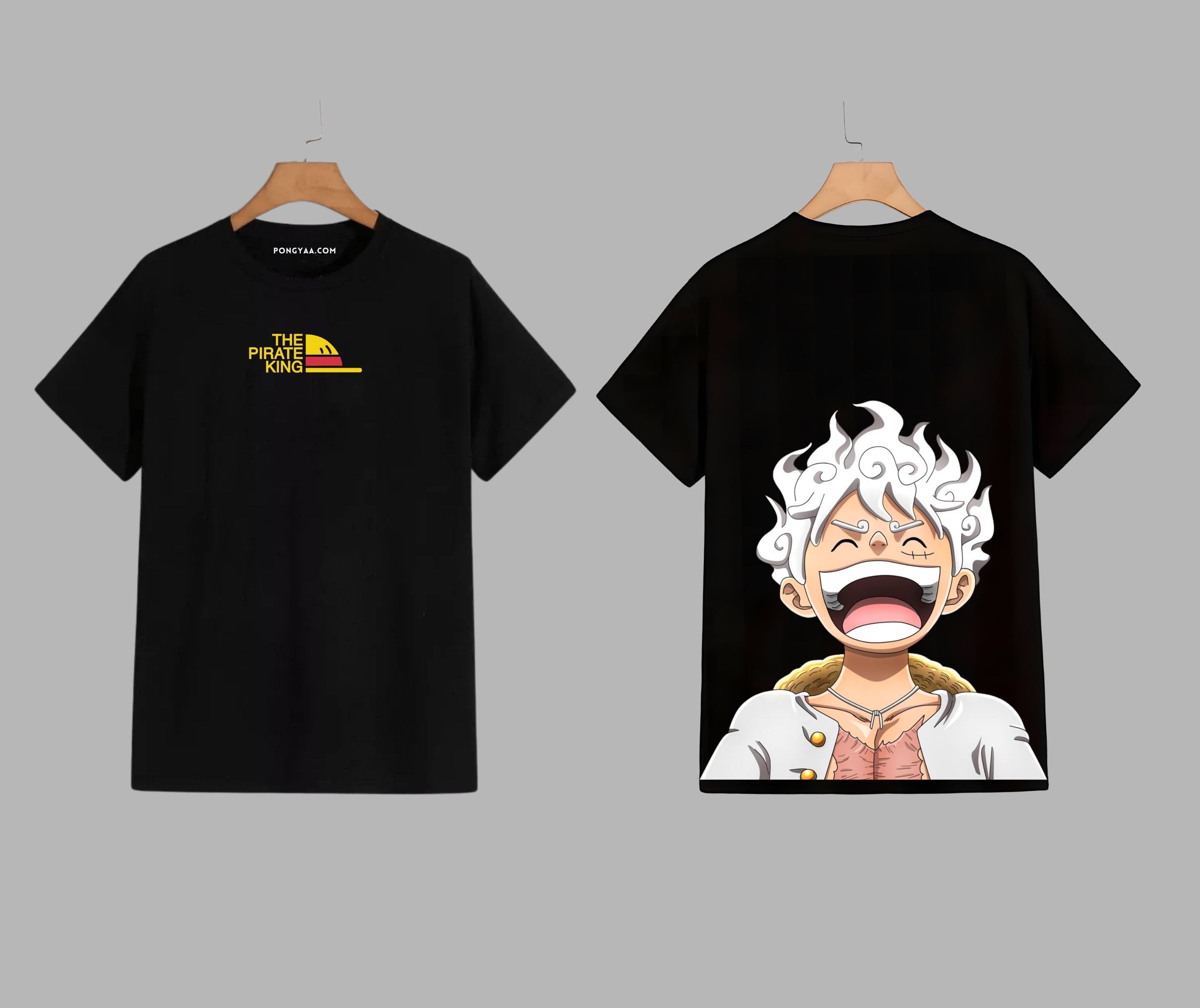 Pirate King Anime T-Shirt – Premium Anime Back Print Tee 