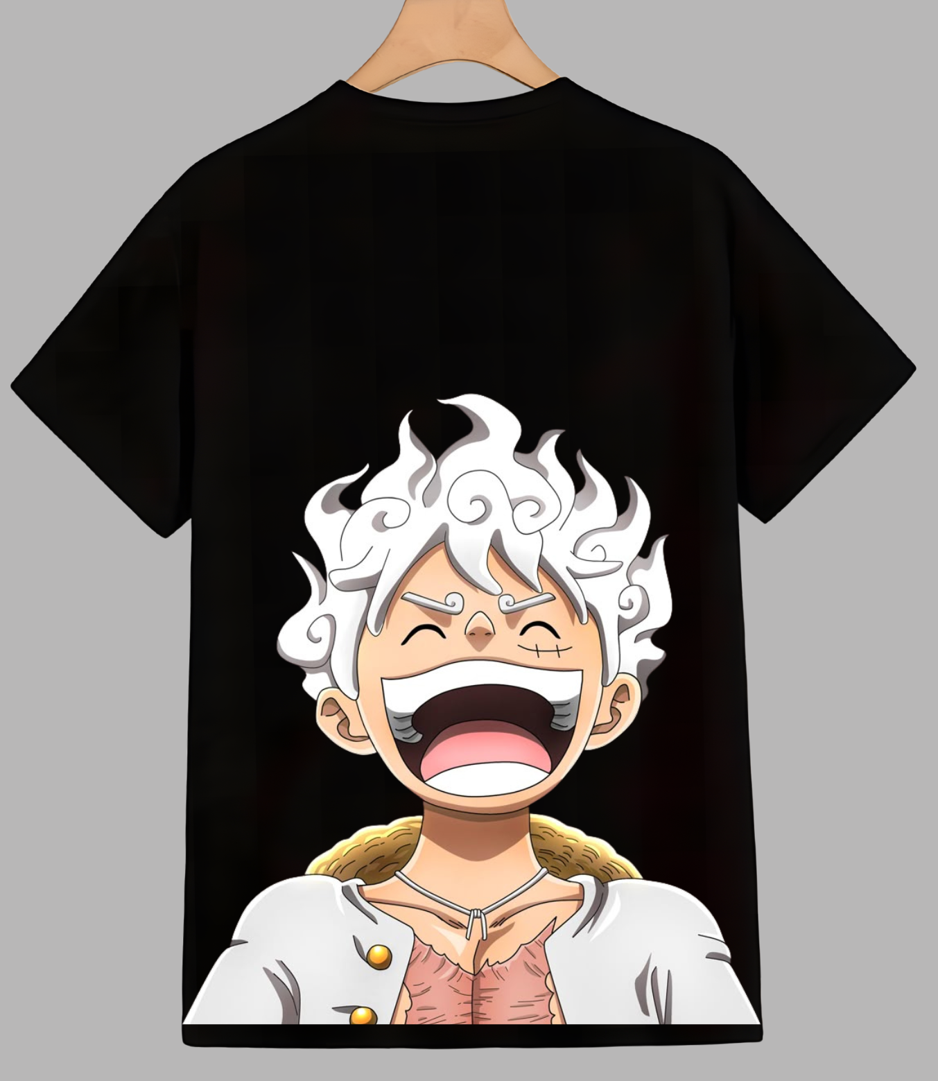 Pirate King Anime T-Shirt – Premium Anime Back Print Tee 