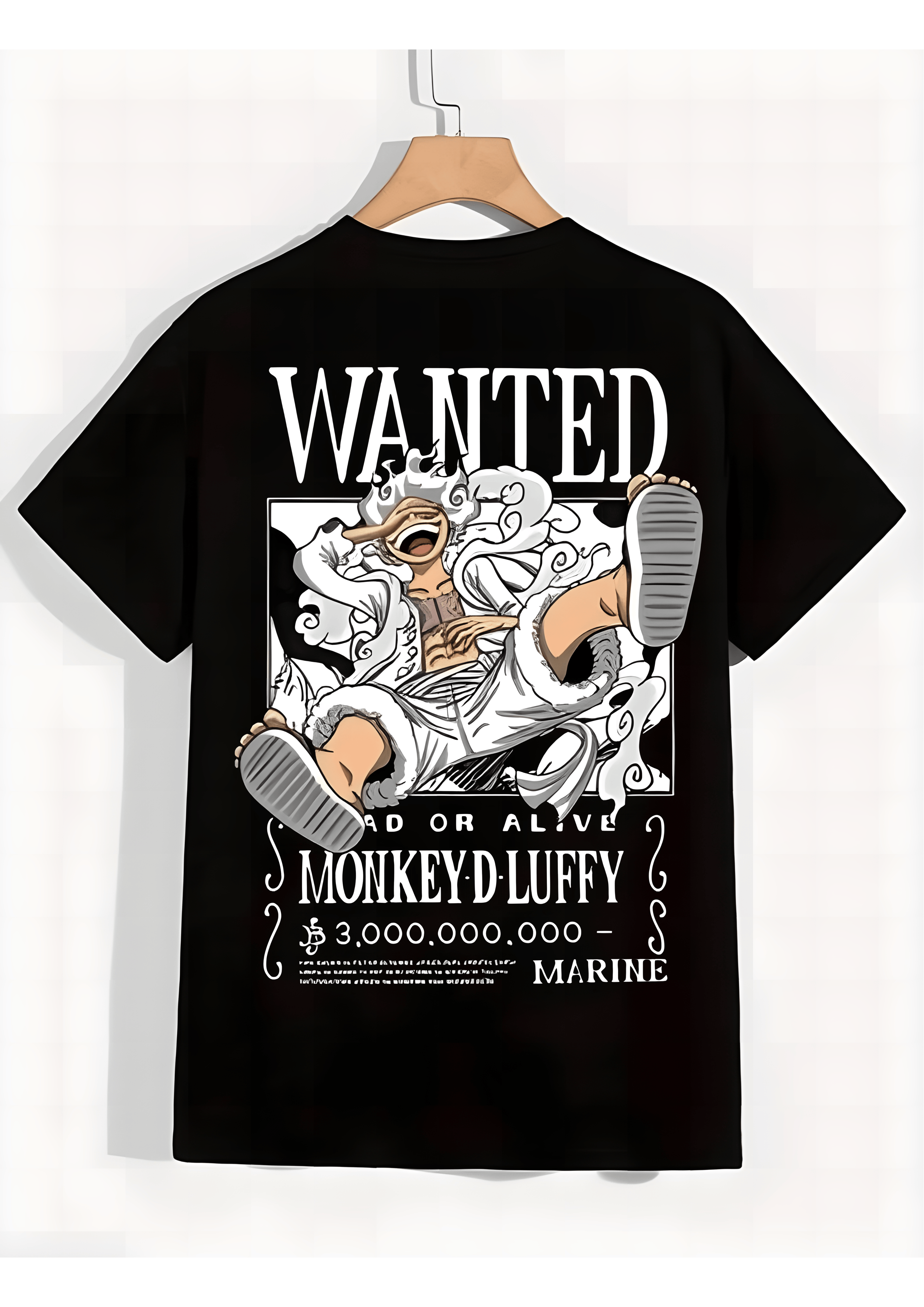 Monkey D. Luffy Wanted Poster T-shirt