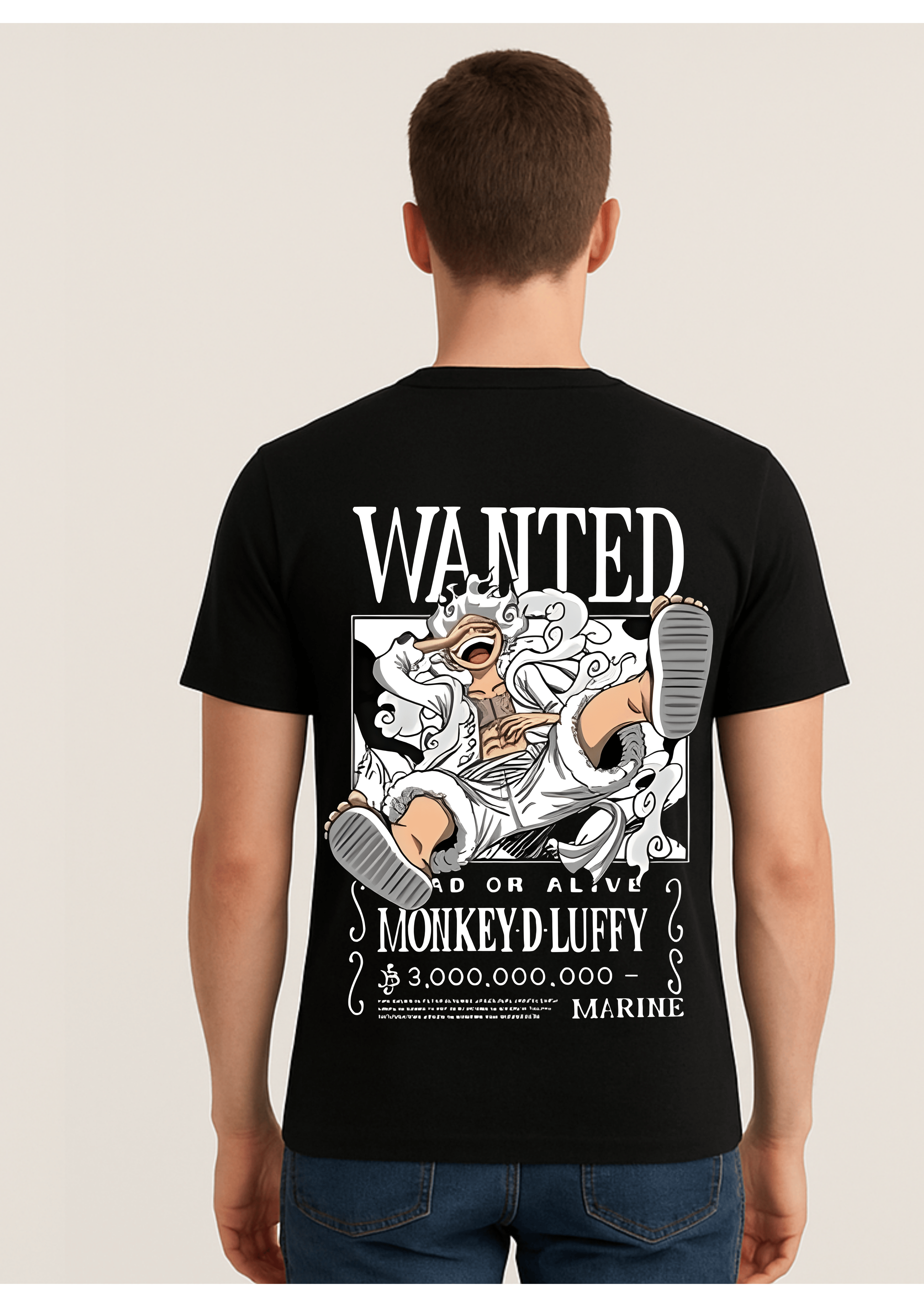 Monkey D. Luffy Wanted Poster T-shirt